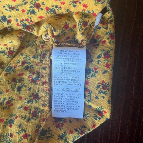 Madewell Shirred Shell Tank in Calico Floral - Picture 5 of 5